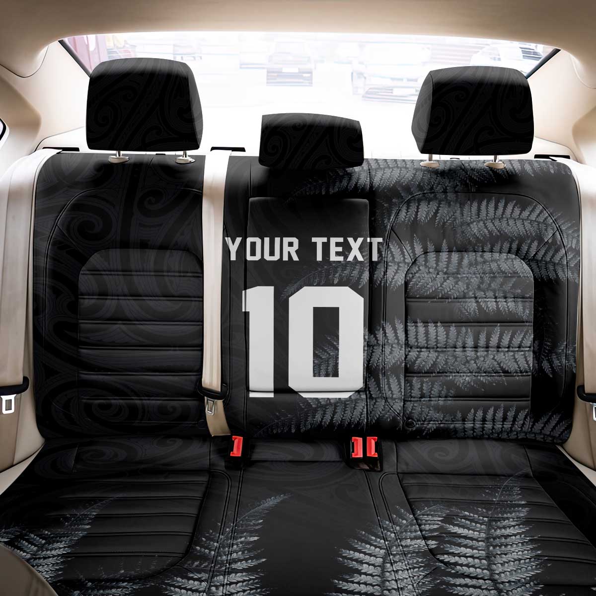 Custom New Zealand Football-Towards World Cup 2026 Back Car Seat Cover