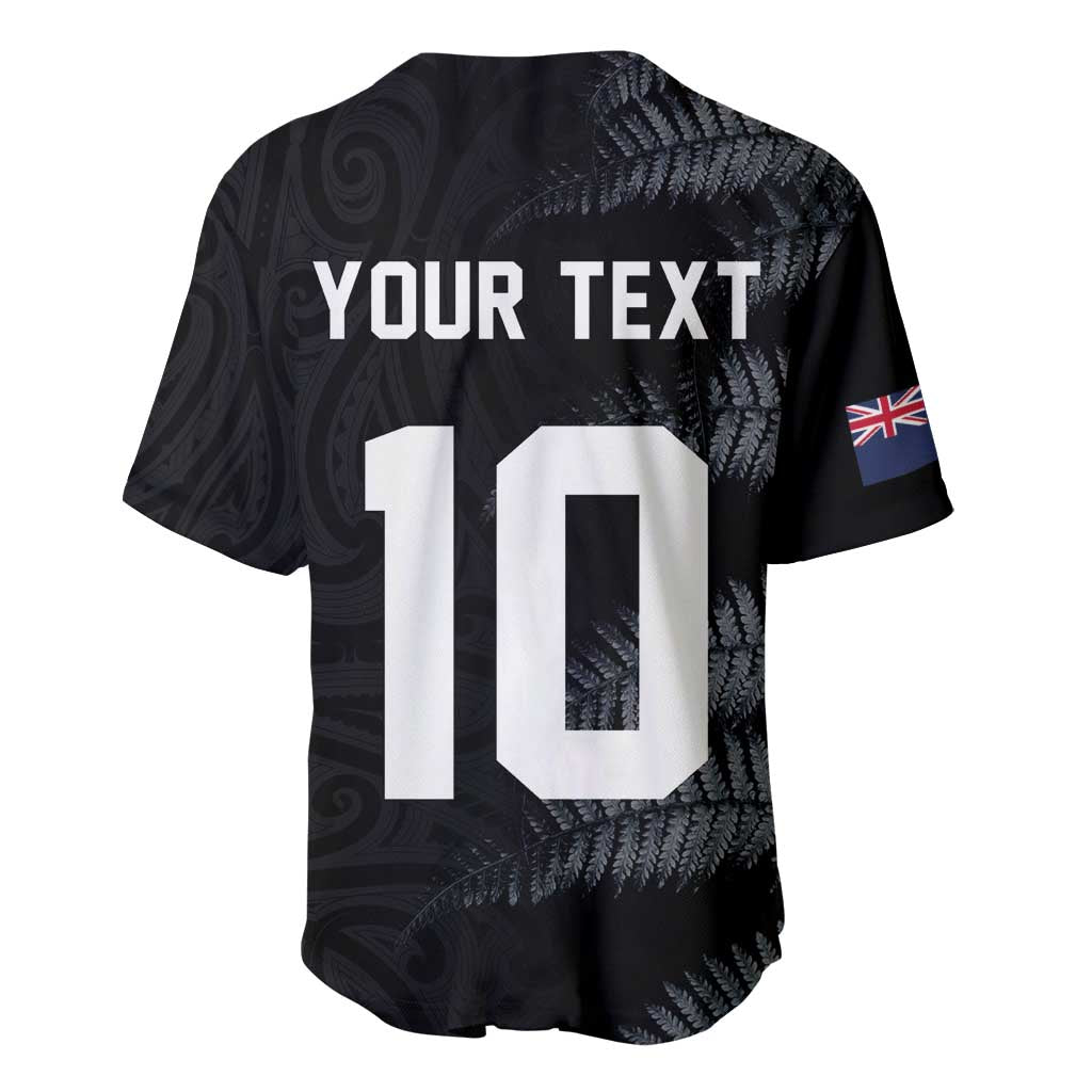 Custom New Zealand Football-Towards World Cup 2026 Baseball Jersey LT03 - Polynesian Pride