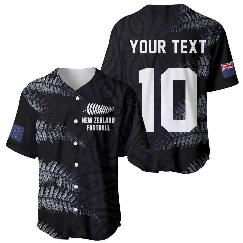 Custom New Zealand Football-Towards World Cup 2026 Baseball Jersey LT03 - Polynesian Pride