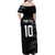 Custom New Zealand Football-Towards World Cup 2026 Family Matching Off Shoulder Maxi Dress and Hawaiian Shirt