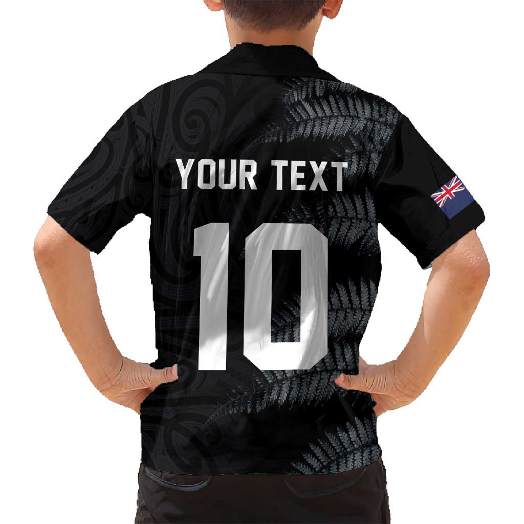 Custom New Zealand Football-Towards World Cup 2026 Family Matching Puletasi and Hawaiian Shirt