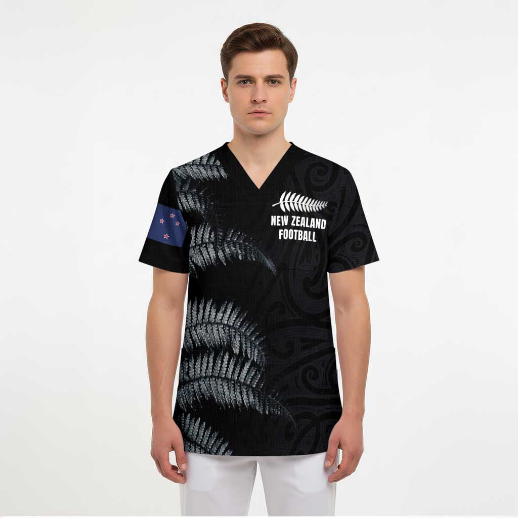 Custom New Zealand Football-Towards World Cup 2026 Scrub Top - Polynesian Pride