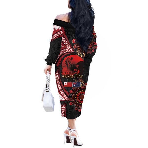 Tonga Short Sleeve Off The Shoulder Lady Dress Ngatu main image 1