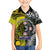 New Zealand and Cook Islands Together Kid Hawaiian Shirt Tatau Art Tribal Pattern-Maori Tattoo with Fern and Paua Shell