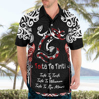 Aotearoa Toitu Te Tiriti-Maori Taniwha Hawaiian Shirt Toitu Te Whenua Toitu Te Reo Maori