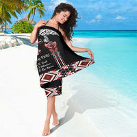 Aotearoa Toitu Te Tiriti-Maori Taniwha Sarong Toitu Te Whenua Toitu Te Reo Maori