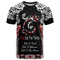 Aotearoa Toitu Te Tiriti-Maori Taniwha T Shirt Toitu Te Whenua Toitu Te Reo Maori