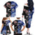 Personalised Aotearoa and Samoa Together Family Matching Off The Shoulder Long Sleeve Dress and Hawaiian Shirt Tatau Art Tattoos-Taniko and Tukutuku with Maori Pattern