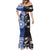 Personalised Aotearoa and Samoa Together Mermaid Dress Tatau Art Tattoos-Taniko and Tukutuku with Maori Pattern