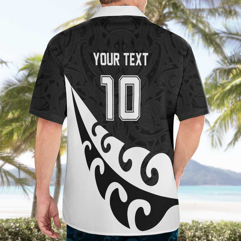 Custom NZ Rugby Hawaiian Shirt Koru and Silver Fern Sporty Style LT03 - Polynesian Pride