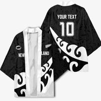 Custom NZ Rugby Kimono Koru and Silver Fern Sporty Style LT03 - Polynesian Pride
