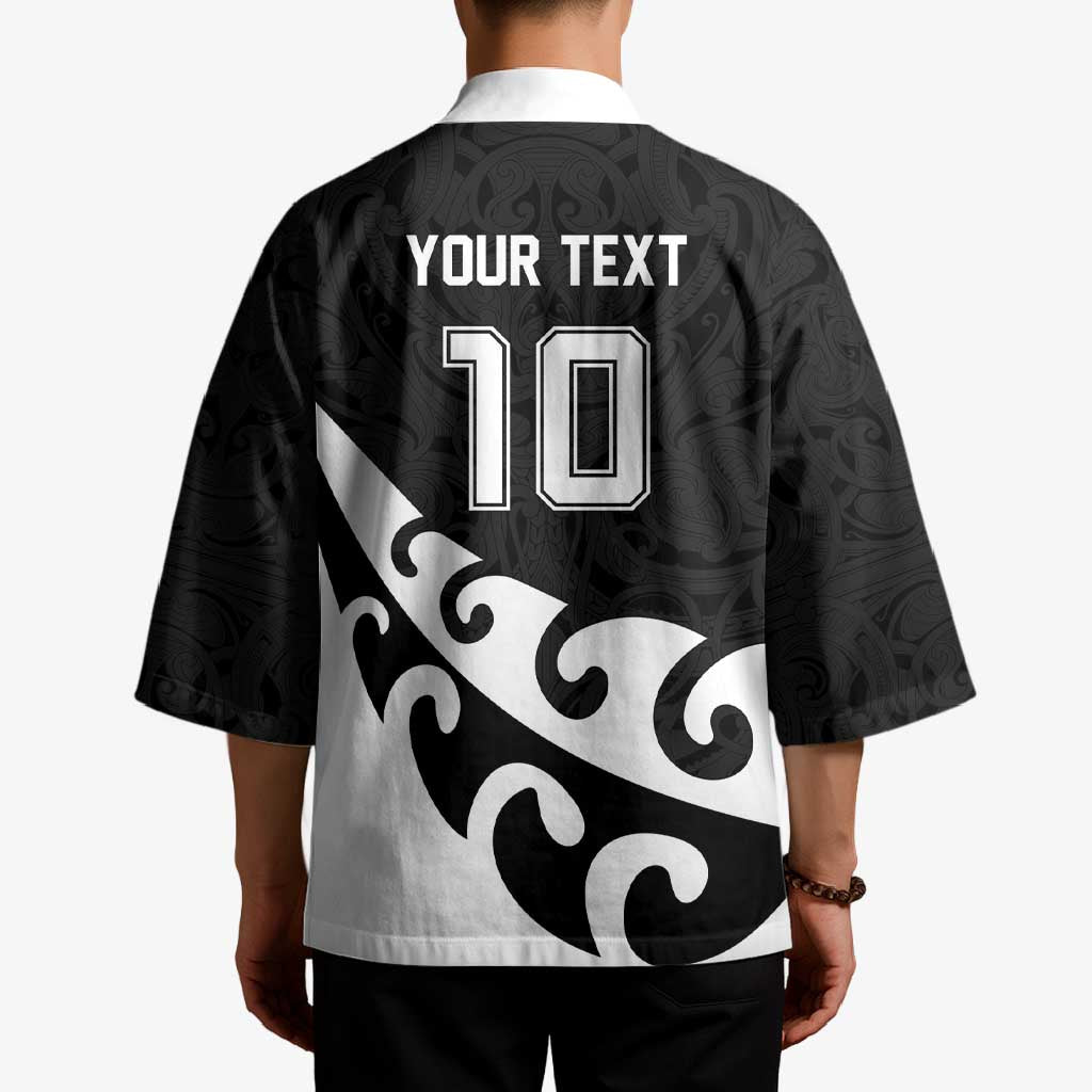 Custom NZ Rugby Kimono Koru and Silver Fern Sporty Style LT03 - Polynesian Pride