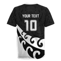 Custom NZ Rugby Rugby Jersey Koru and Silver Fern Sporty Style