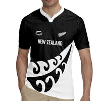 Custom NZ Rugby Rugby Jersey Koru and Silver Fern Sporty Style