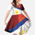 Philippines National Flag Day Family Matching Puletasi and Hawaiian Shirt Polynesian and Yakan Tattoo Brush Style