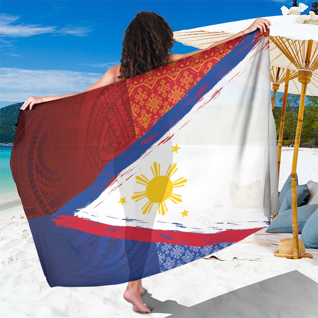 Philippines National Flag Day Sarong Polynesian and Yakan Tattoo Brush Style