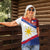 Philippines National Flag Day Women Polo Shirt Polynesian and Yakan Tattoo Brush Style