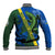 Solomon Island Crocodile and Shark Baseball Jacket Polynesian Pattern
