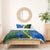 Solomon Island Crocodile and Shark Bedding Set Polynesian Pattern