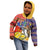 Philippines Kadayawan Kid Hoodie Filipino Eagle Durian with Polynesian and Igorots Pattern