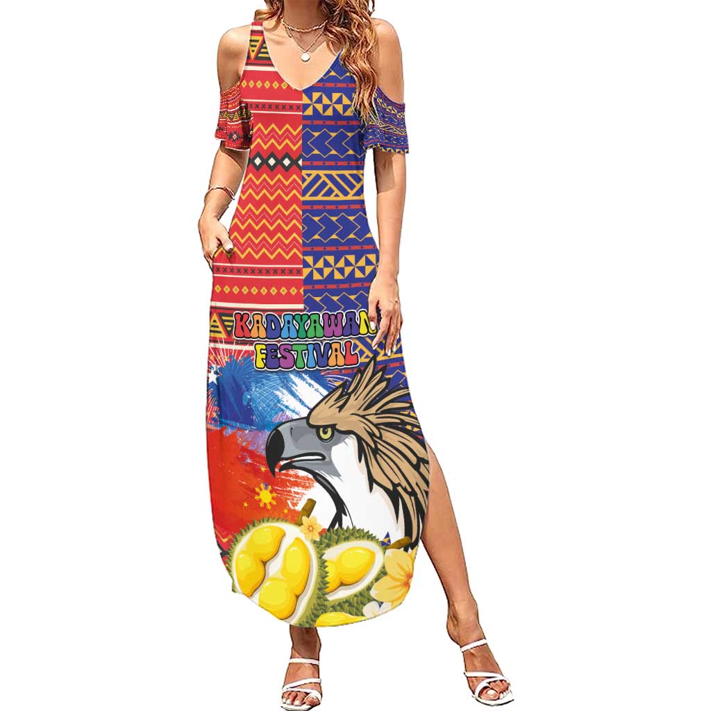 maxi dress philippines Philippines Kadayawan Summer Maxi Dress Filipino Eagle Durian with Pol