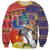 Philippines Kadayawan Sweatshirt Filipino Eagle Durian with Polynesian and Igorots Pattern
