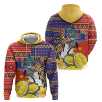 Philippines Kadayawan Zip Hoodie Filipino Eagle Durian with Polynesian and Igorots Pattern LT03 - Polynesian Pride