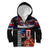 Hawaii Statehood Day Kid Hoodie 50th state of the United States Kakau Tattoos and Hibiscus Grunge - Polynesian Pride