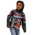 Hawaii Statehood Day Kid Hoodie 50th state of the United States Kakau Tattoos and Hibiscus Grunge - Polynesian Pride