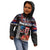 Hawaii Statehood Day Kid Hoodie 50th state of the United States Kakau Tattoos and Hibiscus Grunge - Polynesian Pride