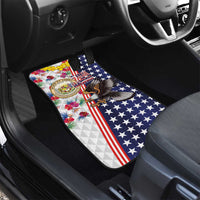 Hawaii and United States Together Car Mats Seal of Hawaii and Bald Eagle - Polynesian Pride