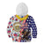 Hawaii and United States Together Kid Hoodie Seal of Hawaii and Bald Eagle - Polynesian Pride