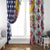 Hawaii and United States Together Window Curtain Seal of Hawaii and Bald Eagle - Polynesian Pride