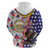 Hawaii and United States Together Zip Hoodie Seal of Hawaii and Bald Eagle - Polynesian Pride
