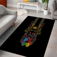 Philippines Kadayawan Festival Area Rug Polynesian Tribal Art Barong Style