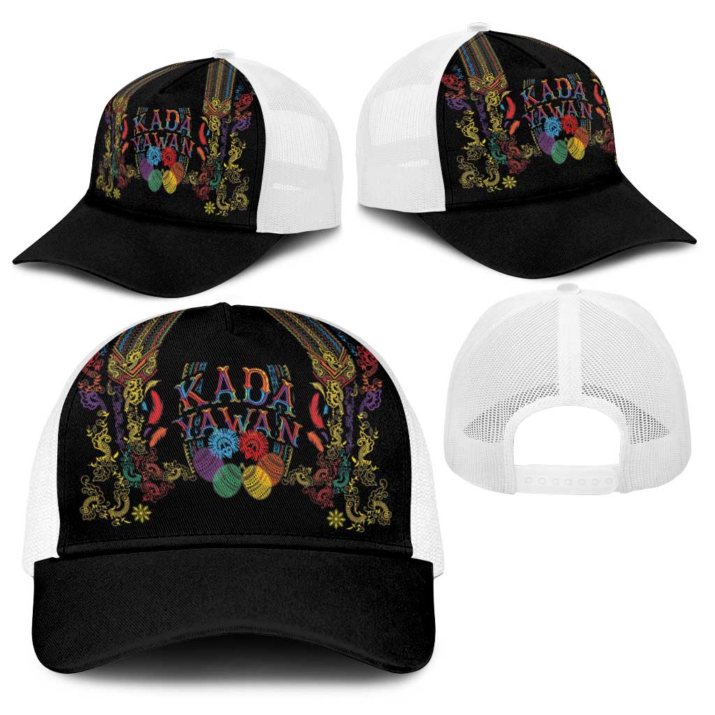 Philippines Kadayawan Festival Baseball Net Cap Polynesian Tribal Art Barong Style
