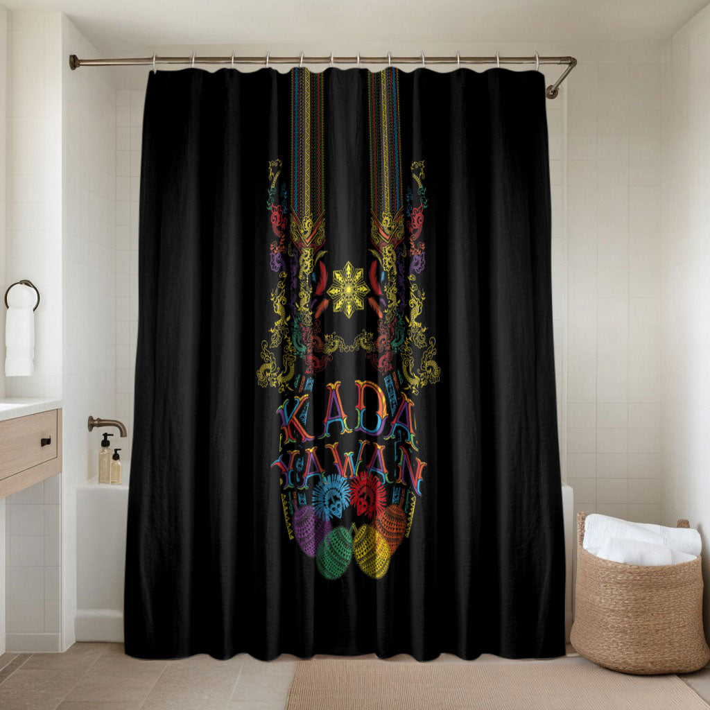 Philippines Kadayawan Festival Bathroom Set Polynesian Tribal Art Barong Style