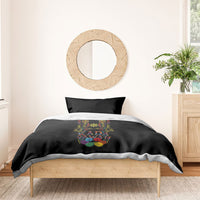 Philippines Kadayawan Festival Bedding Set Polynesian Tribal Art Barong Style