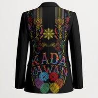 Philippines Kadayawan Festival Blazer Polynesian Tribal Art Barong Style