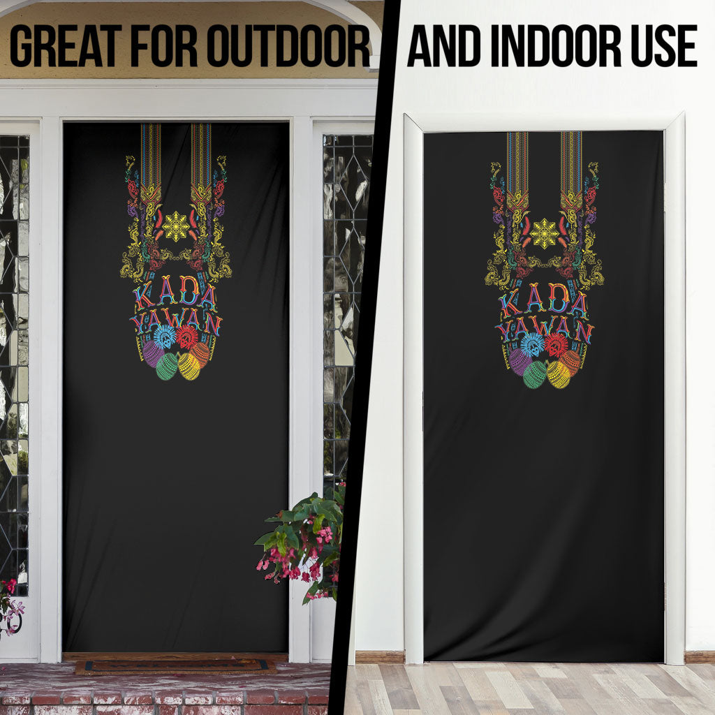 Philippines Kadayawan Festival Door Cover Polynesian Tribal Art Barong Style