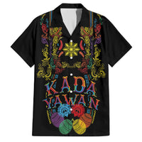 Philippines Kadayawan Festival Family Matching Puletasi and Hawaiian Shirt Polynesian Tribal Art Barong Style