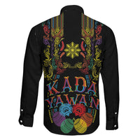 Philippines Kadayawan Festival Family Matching Puletasi and Hawaiian Shirt Polynesian Tribal Art Barong Style