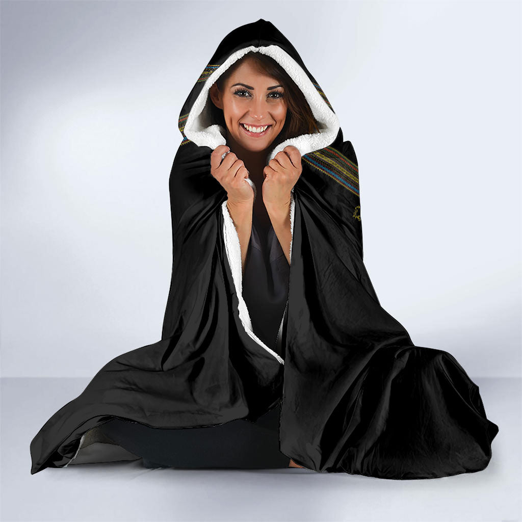 Philippines Kadayawan Festival Hooded Blanket Polynesian Tribal Art Barong Style