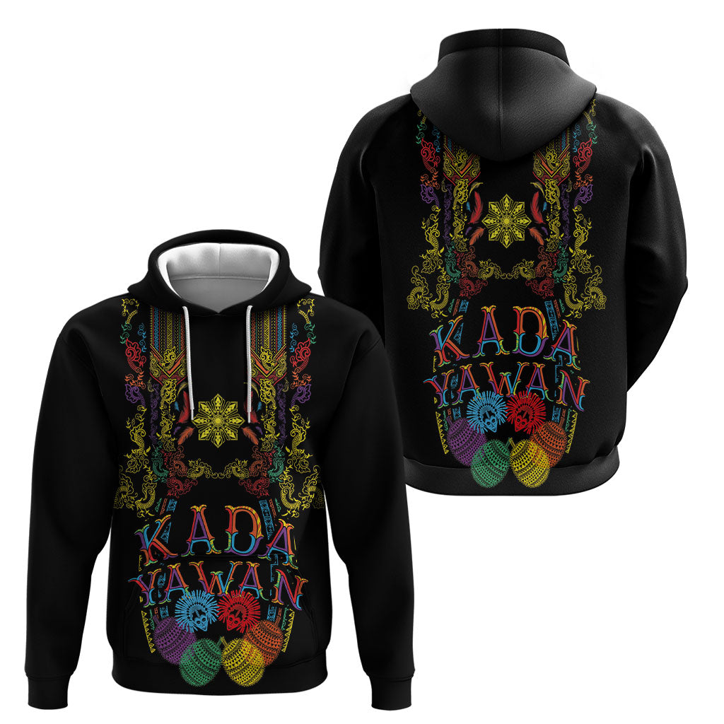 Philippines Kadayawan Festival Hoodie Polynesian Tribal Art Barong Style