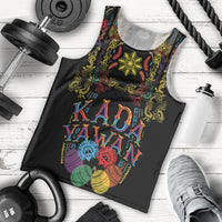 Philippines Kadayawan Festival Men Tank Top Polynesian Tribal Art Barong Style