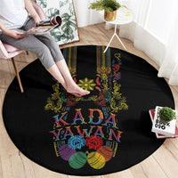 Philippines Kadayawan Festival Round Carpet Polynesian Tribal Art Barong Style