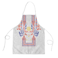 Philippines Barong Style Apron Polynesian Kakau Art Tattoos with Tribal Filipino Sun