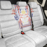 Philippines Barong Style Back Car Seat Cover Polynesian Kakau Art Tattoos with Tribal Filipino Sun