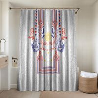 Philippines Barong Style Bathroom Set Polynesian Kakau Art Tattoos with Tribal Filipino Sun