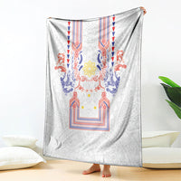 Philippines Barong Style Blanket Polynesian Kakau Art Tattoos with Tribal Filipino Sun